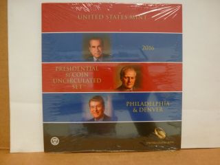 2016 P&d Presidential $1 Coin Uncirculated Set - Un - Opened