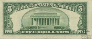 1953 - A United States $5 Silver Certificate Star Note 2