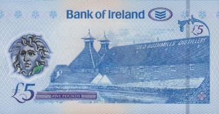 Uk Northern Ireland Bank Of Ireland 5 Pounds 2017 (2018) P - Unc Polymer