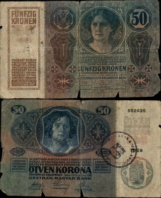 Austria 50 Kronen 1914 (a707)