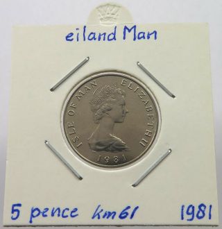 Isle Of Man 5 Pence 1981 Top Alb28 277