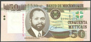 Mozambique - 50 Meticais 2006 Banknote Note - P 144a P144a (unc)