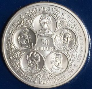 1976 Cayman Islands Uncirculated Six Sovereign Queens Of England Royal