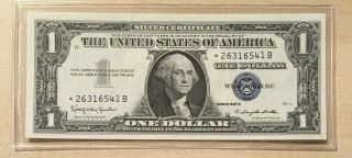 1957 B $1.  00 Federal Reserve Star Note Uncirculated