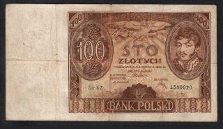 100 Zlotych From Poland 1932