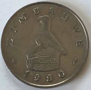 1980 Zimbabwe 1 Dollar Country 