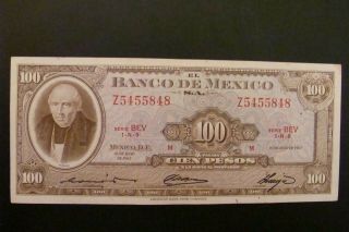 Mexico 100 Peso 1967 Crisp Au/unc