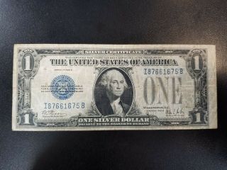 1928 B One Dollar Funny Back Silver Certificate