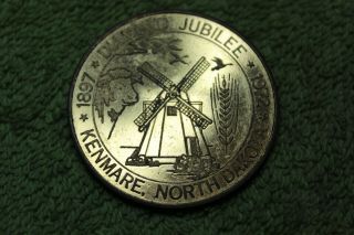 1972 - Token - Medal - Diamond Jubilee - Kenmore,  North Dakota