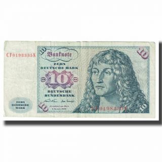 [ 612843] Banknote,  Germany - Federal Republic,  10 Deutsche Mark,  1970