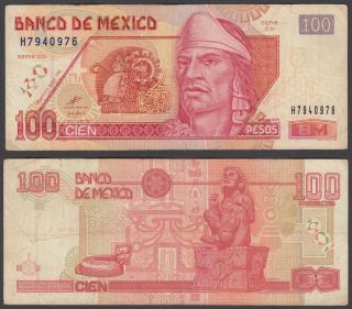 Mexico 100 Pesos 2000 (f) Banknote P - 118