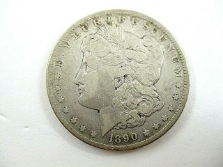 Rare 1890 Carson City Morgan Silver $1 Dollar Coin