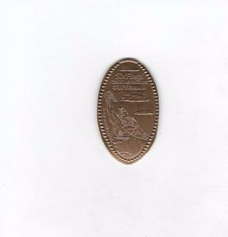 Six Flags Great Adventure Superman Elongated Penny One Cent Coin Token