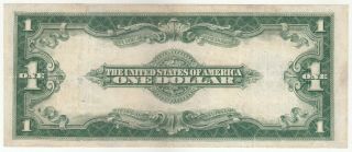 United States One Silver Dollar 1923 Series Large Size Banknote P342 in VF 2