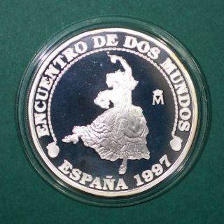 Spain - Iii Serie Ibero - American Encuentro De Dos Mundos 1997 Silver
