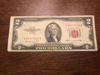 Two Dollar 1953 Silver Certificate