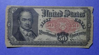 50 Cent Fractional Currency Fifth Issue F - 1381 Vg