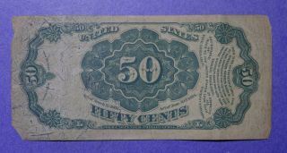 50 Cent Fractional Currency Fifth Issue F - 1381 VG 2