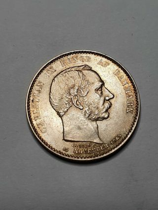 Denmark 2 Kroner 1888 Silver coin 2