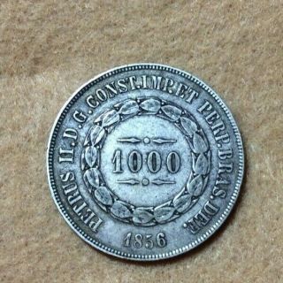 Brazil 1856 & 1862 1000 Reis & 1860 500 Reis 2