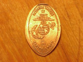National Museum Of The Marine Corp.  On Elongated Copper Cent.