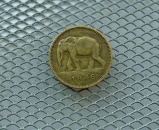 Belgium Congo 2 Franc 1946