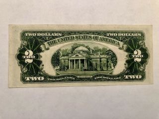 1928 G $2 Jefferson United States Note 2