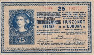 Austria 25 Kronen 1918,
