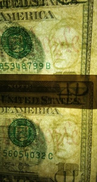 United States 2013 Ten Dollar Bill Error