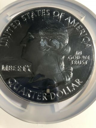 Atb Hot Springs 5 Oz Silver 25c Ms69 Early Release