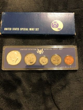 1967 Us Special Set Government Packaging Proof Like Bu 40 Silver