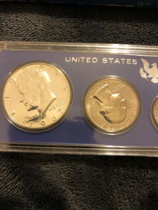 1967 US Special Set Government Packaging Proof like BU 40 Silver 2