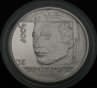 Luxembourg 500 Francs 2000 Proof - Silver - Coronation Of Henry Iii.  - 130
