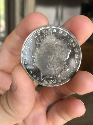 Au/unc Details 1887 - O Morgan Silver Dollar,  Key Date