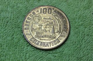 1959 - Token - Medal - Oregon - 100th Anniversary Celebration