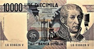 1984 Italy 10000 Lire Banknote,  Pick 112c,  Crisp Uncirculated
