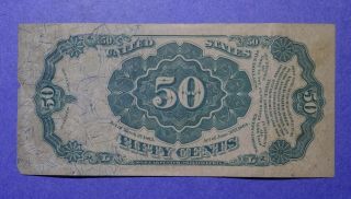 50 Cent Fractional Currency Fifth Issue F - 1381 Fine 2