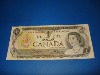 1973 - $1 Canada Note - Canadian One Dollar Bill - Baa9246466