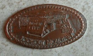 Lookout Mountain Elongated Penny Tennessee Usa Cent See Rock City Souvenir Coin