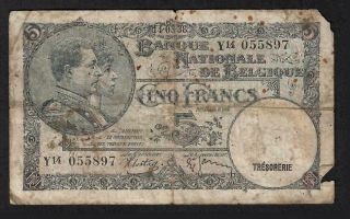 20 Francs From Belgium 1945