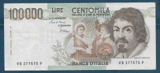Italy 100000 Lire,  1983,  Vf