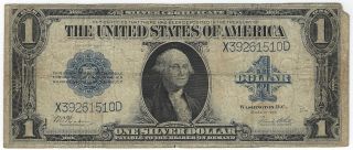 $1 1923 Silver Certificate Fr 238 Washington,  D.  C.