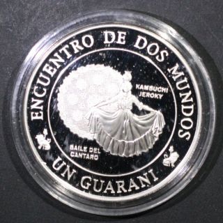 Paraguay - Iii Serie Ibero - American Encuentro De Dos Mundos 1997 Silver