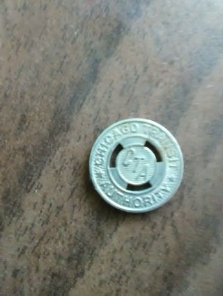 Chicago Transit Authority Cta Surface System Silver Transfer Token