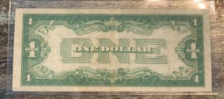 1934 One Dollar $1 Washington “Funny Back” Small Note,  Silver Certificate,  4943 2