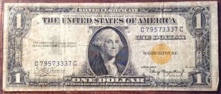 Series Of 1935 A $1 Silver Certificate North Africa
