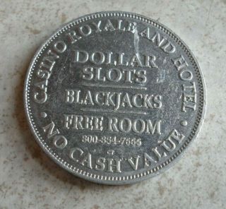 Casino Royale & Hotel token Las Vegas Nevada USA medallion Room coin 2