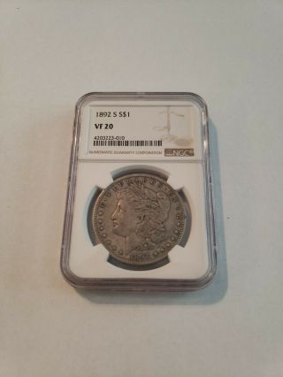 Ngc Vf20 1892 - S Morgan Silver Dollar Key San Francisco