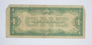 Tough 1928 - B $1.  00 Funny Back Silver Certificate Monopoly Money Collectible 730
