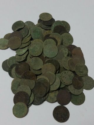 1 Szelag Koronny Or Litewski 1660 - 1666 Polish Lithuanian Commonwealth Coin